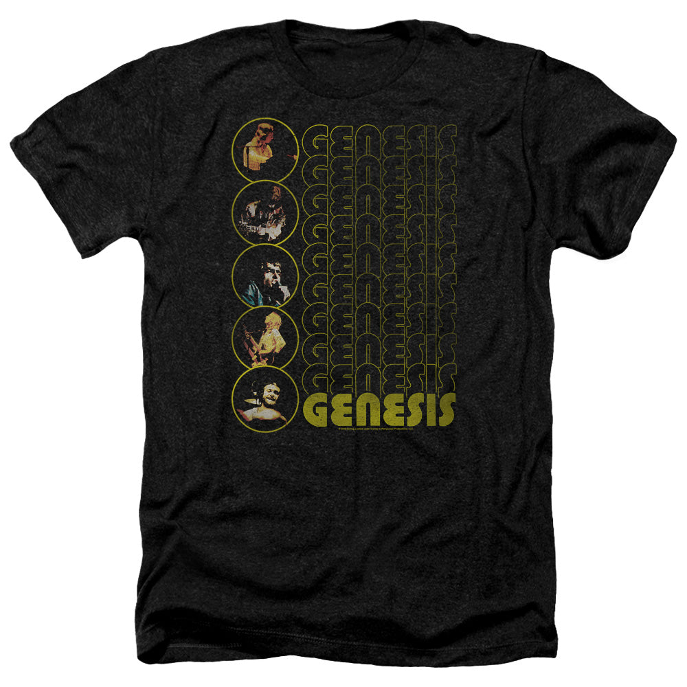 AN OFFCIALLY LICENSED GENESIS THE CARPET CRAWLERS MEN'S HEATHER T-SHIRT CHARCOAL