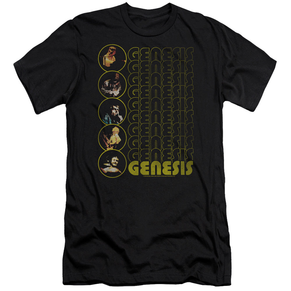 AN OFFCIALLY LICENSED GENESIS THE CARPET CRAWLERS MEN'S PREMIUM SLIM FIT T-SHIRT BLACK