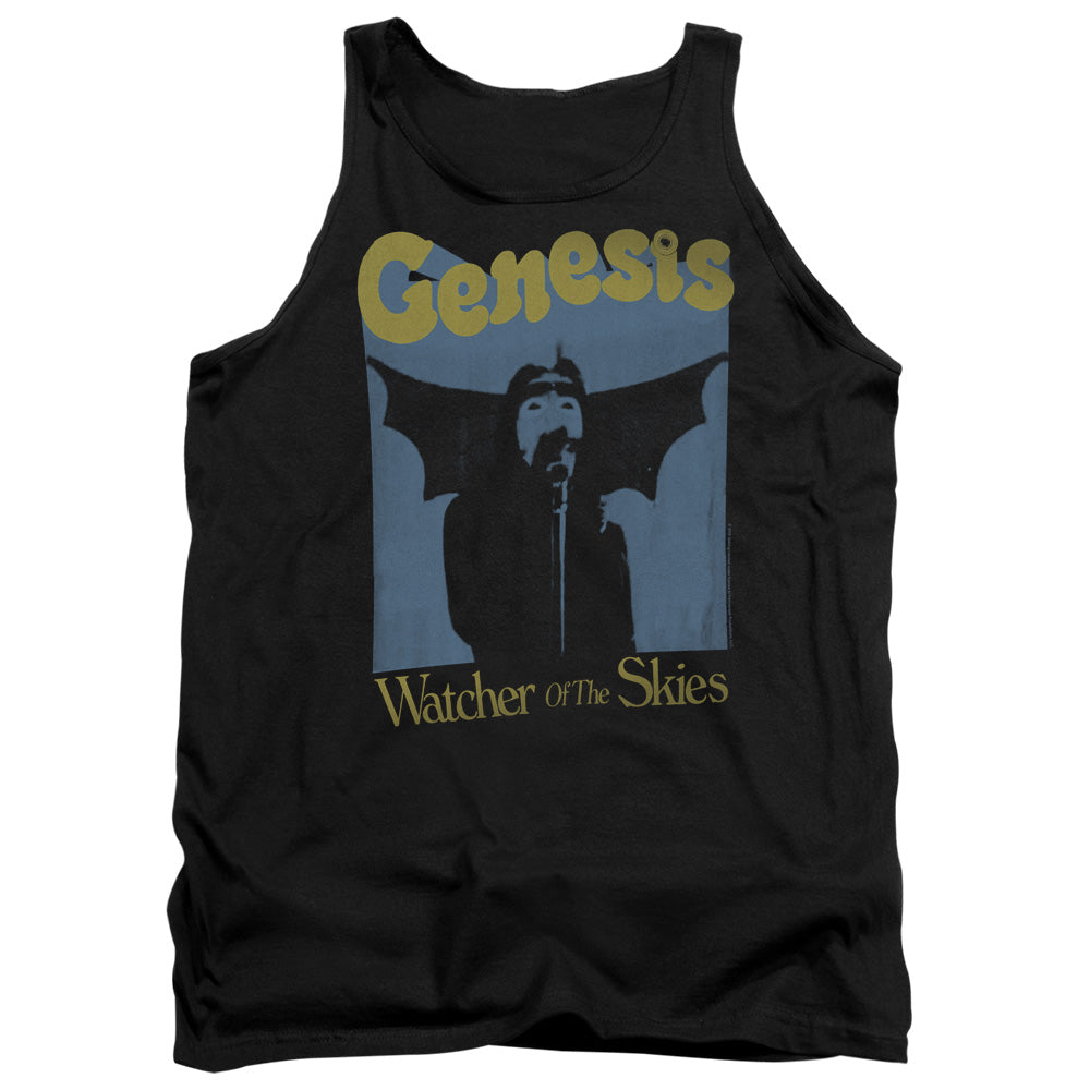 AN OFFCIALLY LICENSED GENESIS WATCHER OF THE SKIES ADULT UNISEX TANK TOP BLACK