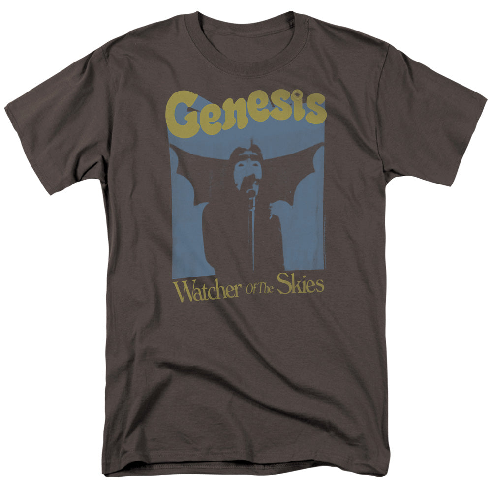 AN OFFCIALLY LICENSED GENESIS WATCHER OF THE SKIES MEN'S REGULAR FIT T-SHIRT CHARCOAL
