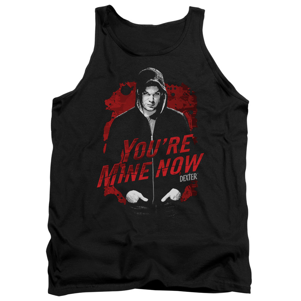 AN OFFCIALLY LICENSED DEXTER DARK PASSENGER ADULT UNISEX TANK TOP BLACK