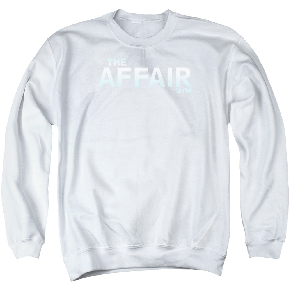 AN OFFCIALLY LICENSED AFFAIR LOGO ADULT UNISEX CREWNECK SWEATSHIRT WHITE