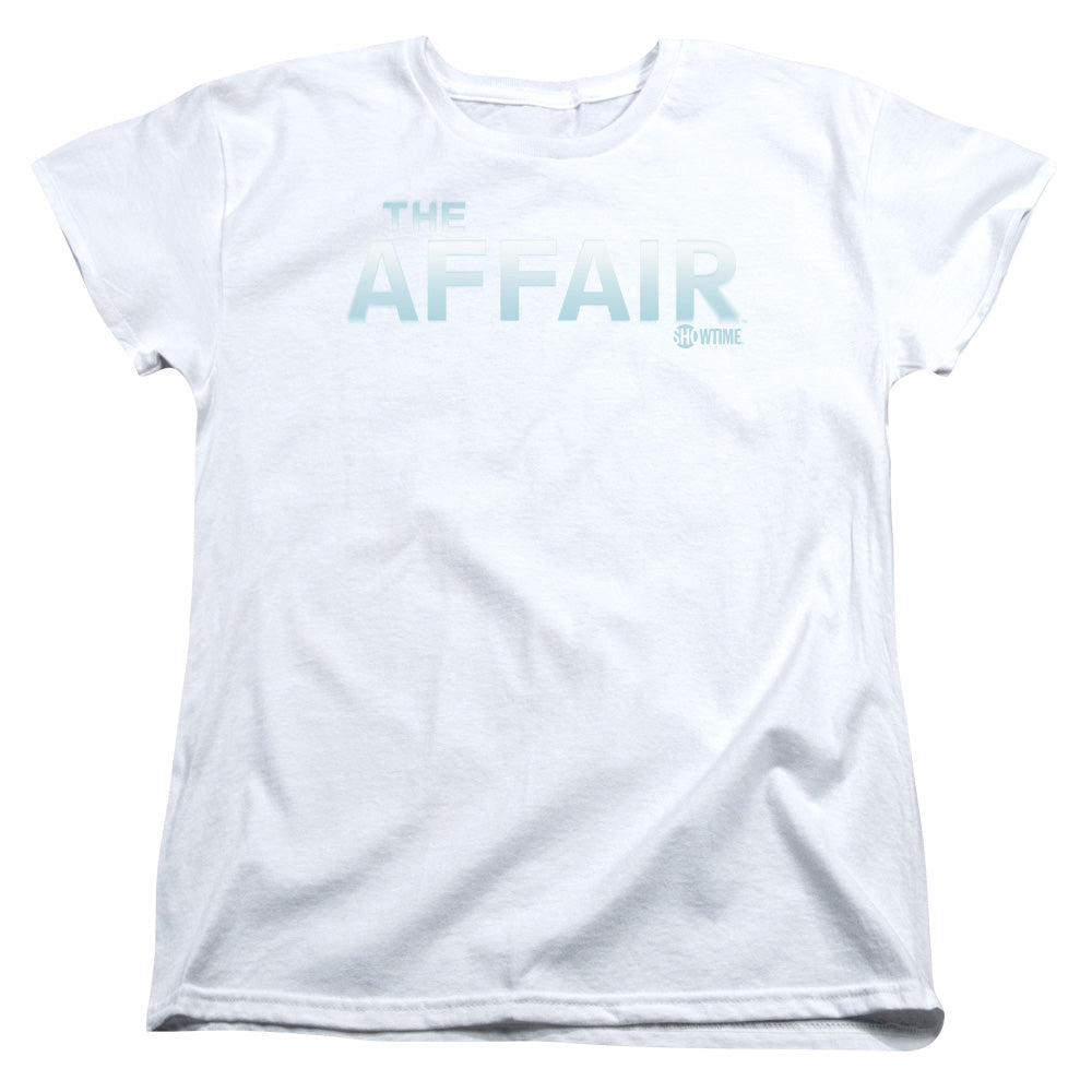 AN OFFCIALLY LICENSED AFFAIR LOGO WOMEN'S REGULAR FIT T-SHIRT WHITE