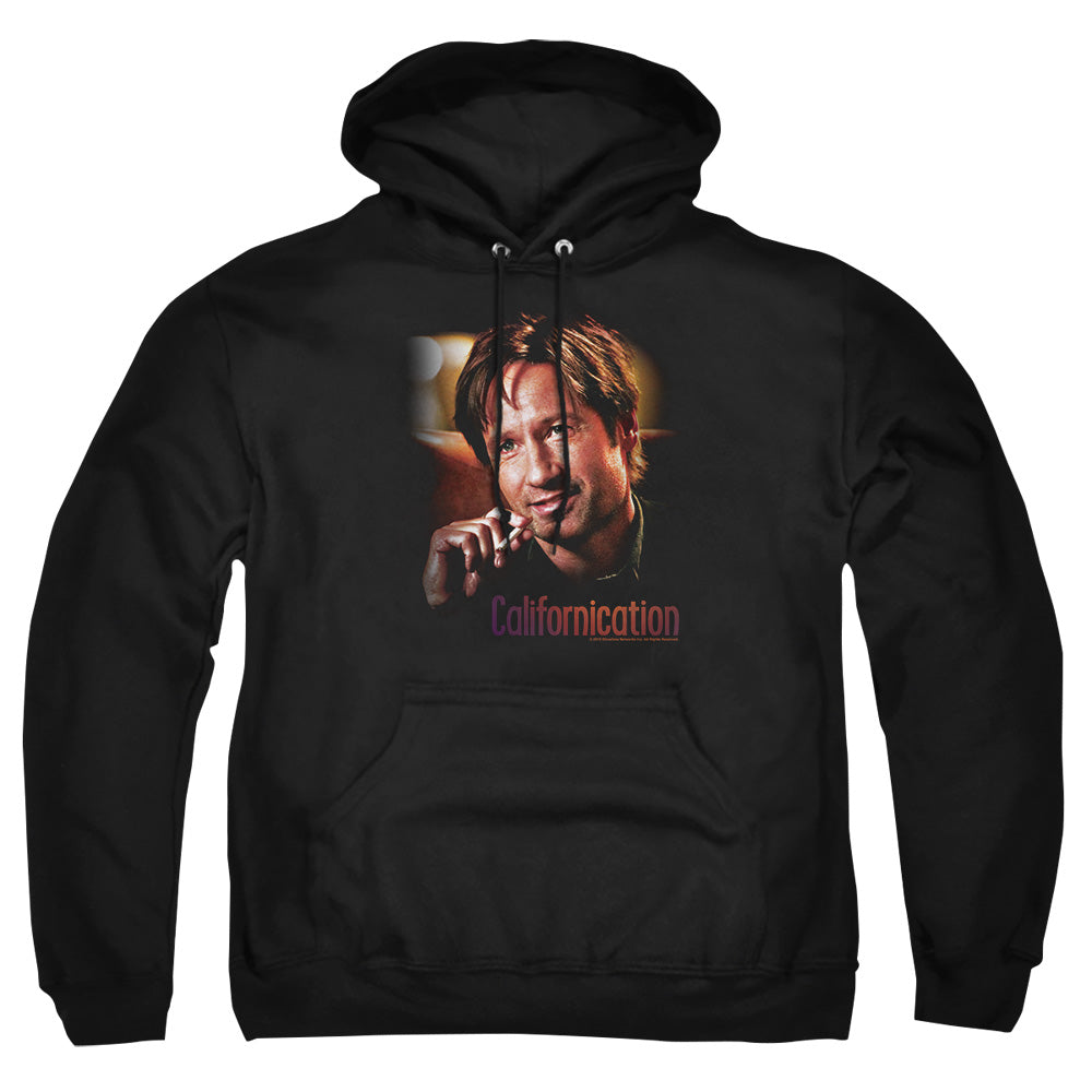 AN OFFCIALLY LICENSED CALIFORNICATION SMOKER ADULT UNISEX PULLOVER HOODIE BLACK