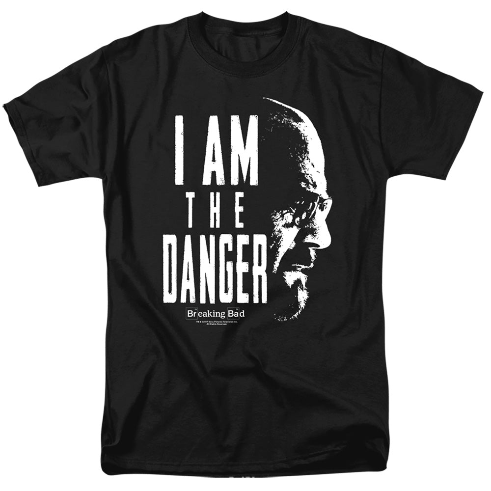 AN OFFCIALLY LICENSED BREAKING BAD THE DANGER MEN'S REGULAR FIT T-SHIRT BLACK