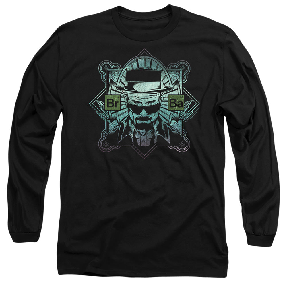 AN OFFCIALLY LICENSED BREAKING BAD THE MAN MEN'S LONG SLEEVE T-SHIRT BLACK