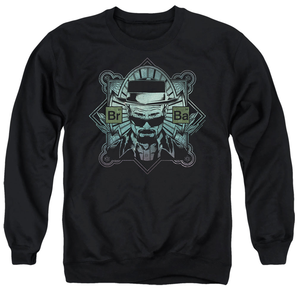 AN OFFCIALLY LICENSED BREAKING BAD THE MAN ADULT UNISEX CREWNECK SWEATSHIRT BLACK