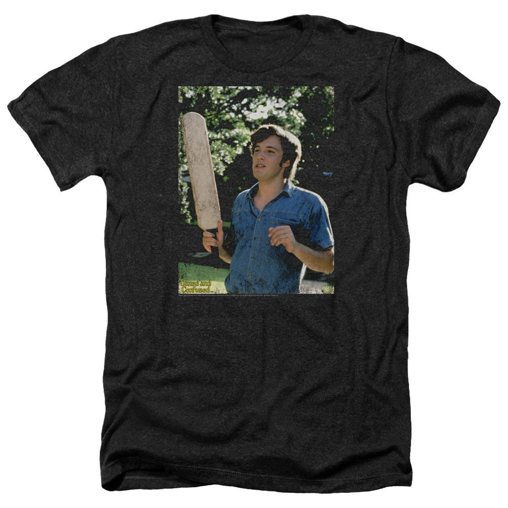 AN OFFCIALLY LICENSED DAZED AND CONFUSED OBANNION MEN'S HEATHER T-SHIRT CHARCOAL