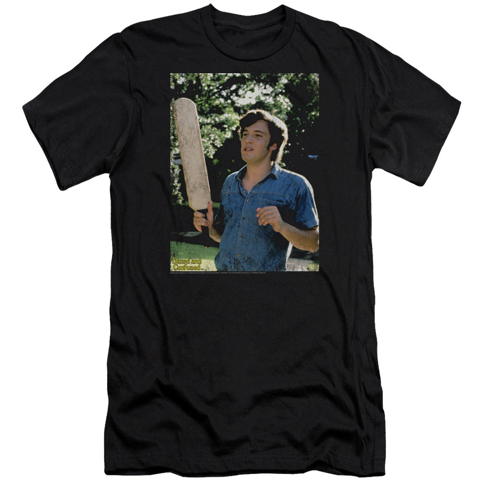 AN OFFCIALLY LICENSED DAZED AND CONFUSED OBANNION MEN'S PREMIUM SLIM FIT T-SHIRT BLACK