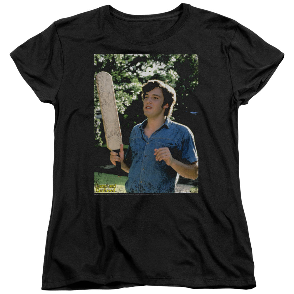 AN OFFCIALLY LICENSED DAZED AND CONFUSED OBANNION WOMEN'S REGULAR FIT T-SHIRT BLACK