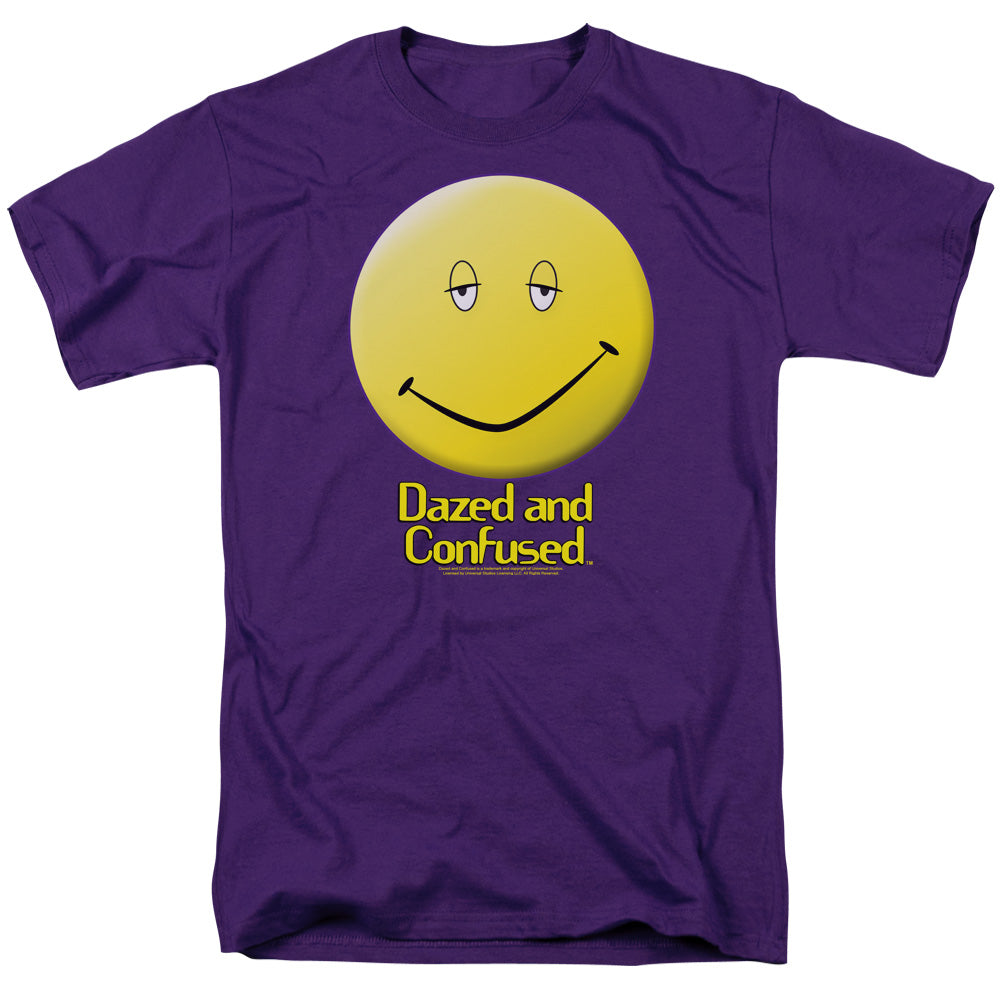 AN OFFCIALLY LICENSED DAZED AND CONFUSED DAZED SMILE MEN'S REGULAR FIT T-SHIRT PURPLE