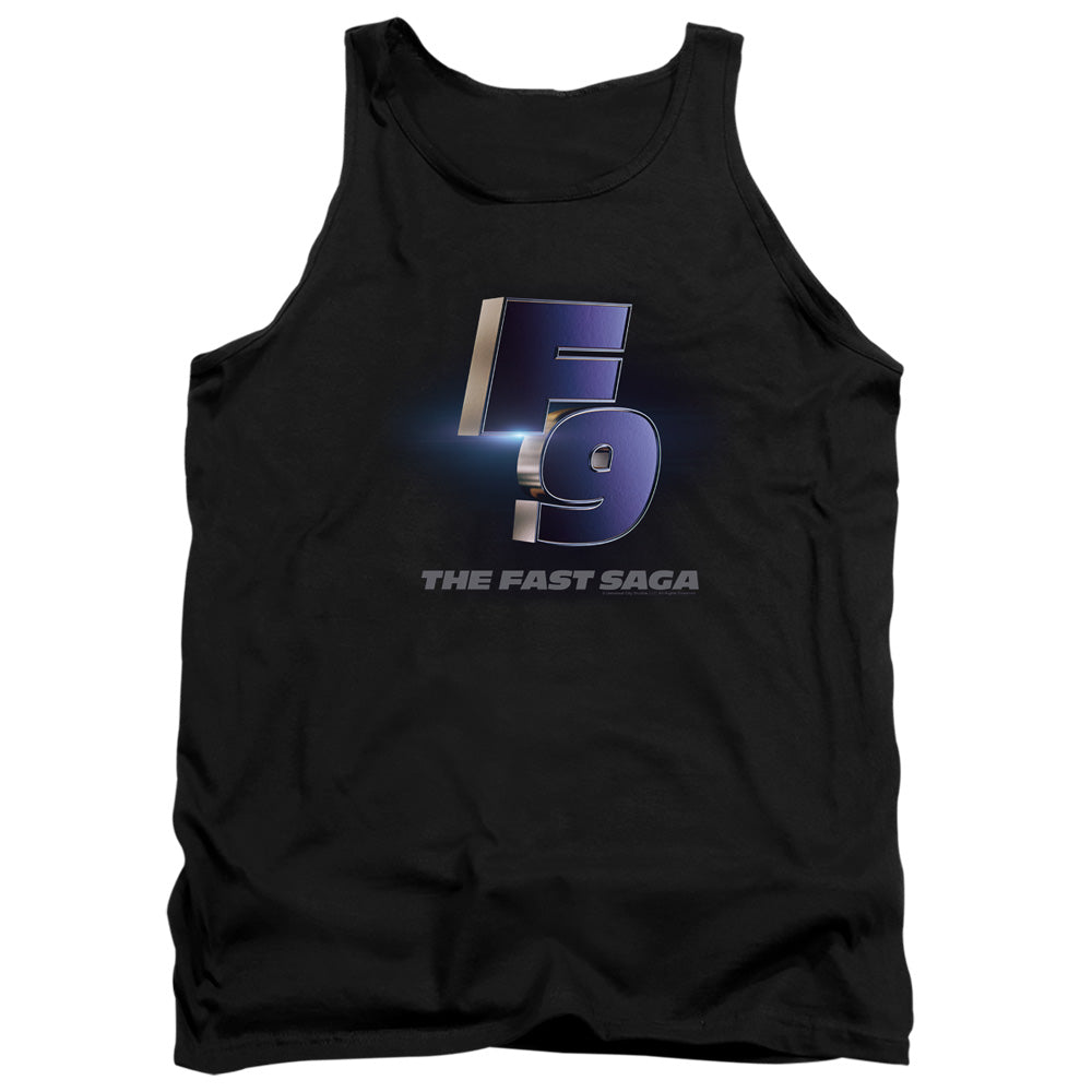 AN OFFCIALLY LICENSED FAST AND THE FURIOUS 9 F9 POSTER LOGO ADULT UNISEX TANK TOP BLACK