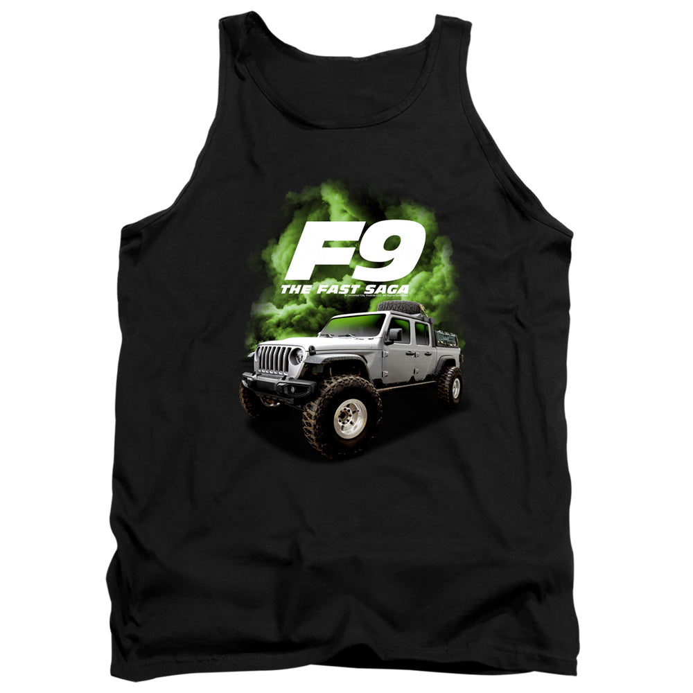AN OFFCIALLY LICENSED FAST AND THE FURIOUS 9 TRUCK ADULT UNISEX TANK TOP BLACK