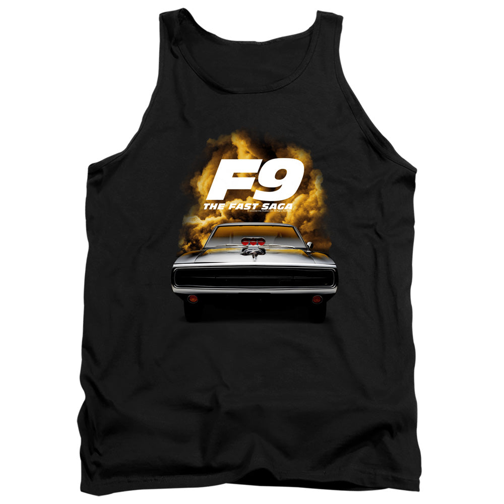 AN OFFCIALLY LICENSED FAST AND THE FURIOUS 9 CAMERO FRONT ADULT UNISEX TANK TOP BLACK