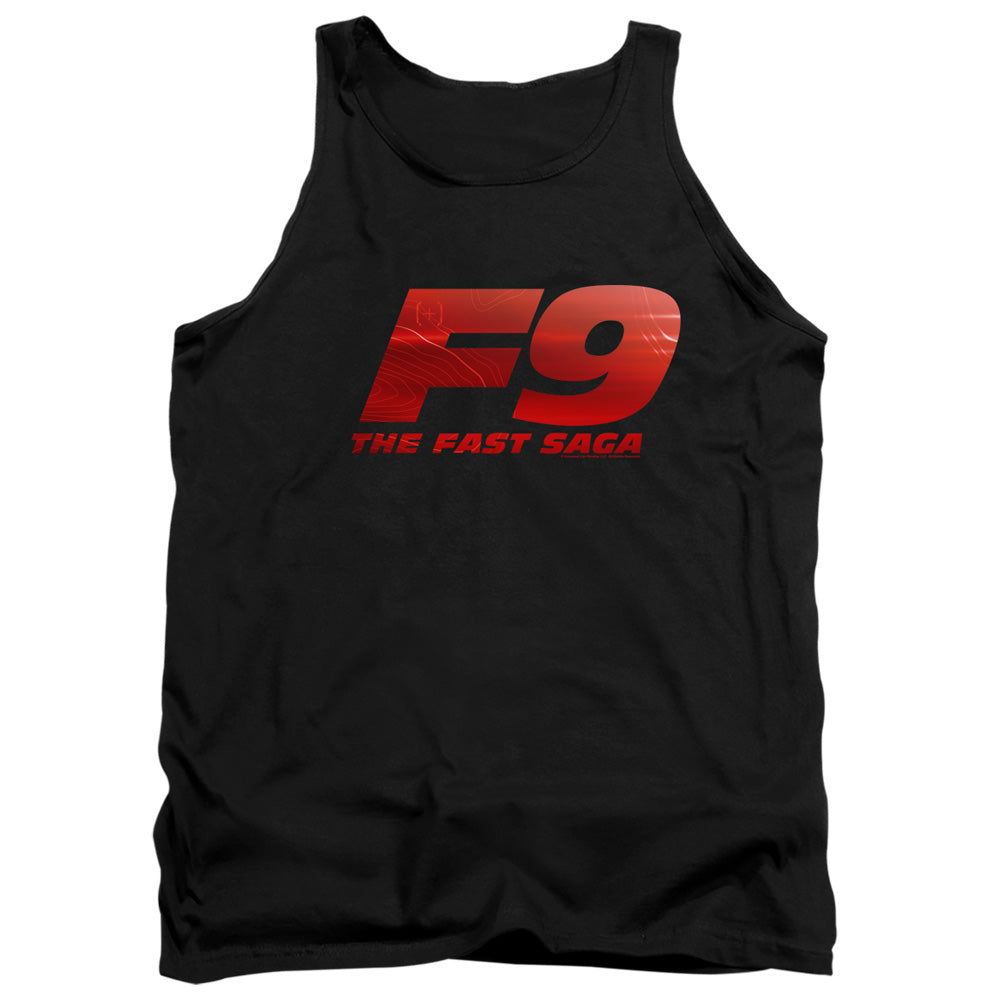 AN OFFCIALLY LICENSED FAST AND THE FURIOUS 9 F9 MAPLOGO ADULT UNISEX TANK TOP BLACK