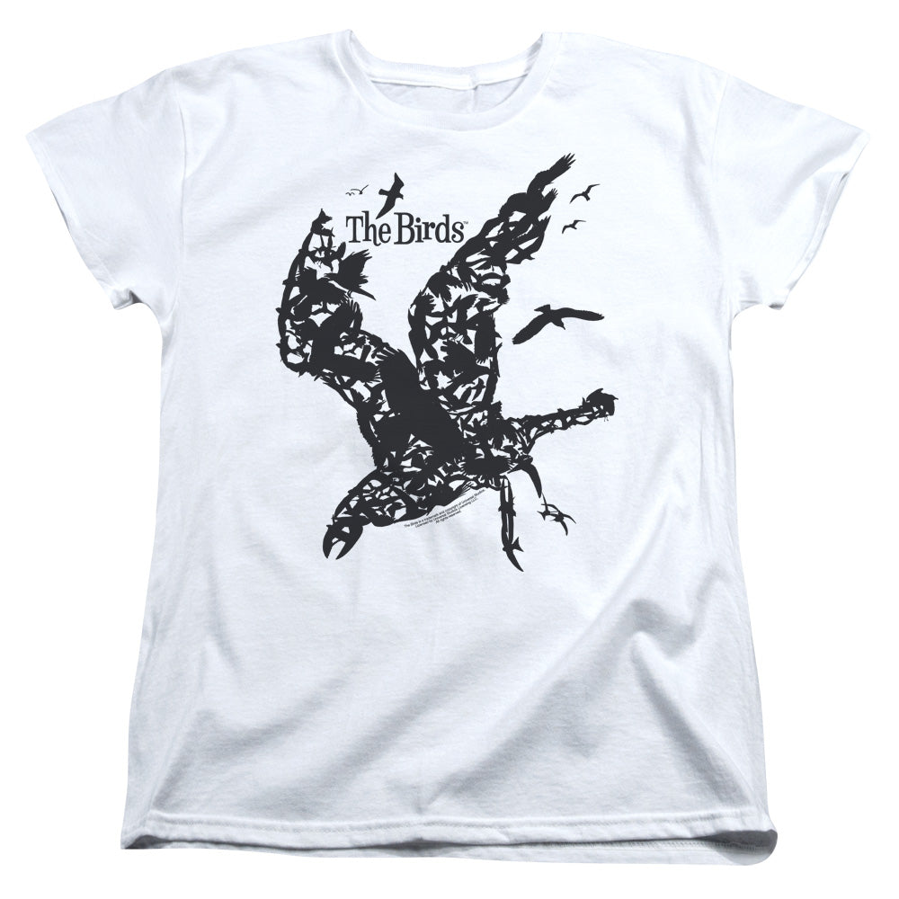 AN OFFCIALLY LICENSED BIRDS TITLE WOMEN'S REGULAR FIT T-SHIRT WHITE