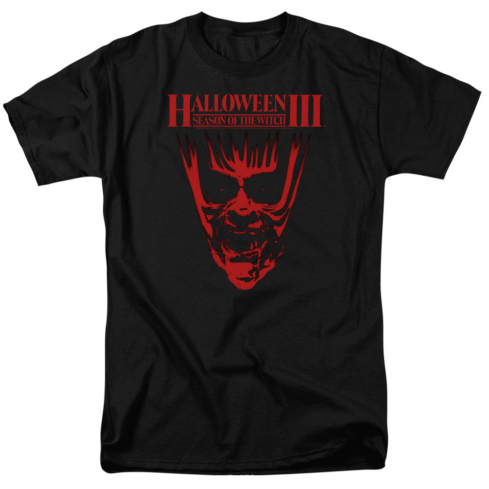 AN OFFCIALLY LICENSED HALLOWEEN III TITLE MEN'S REGULAR FIT T-SHIRT BLACK