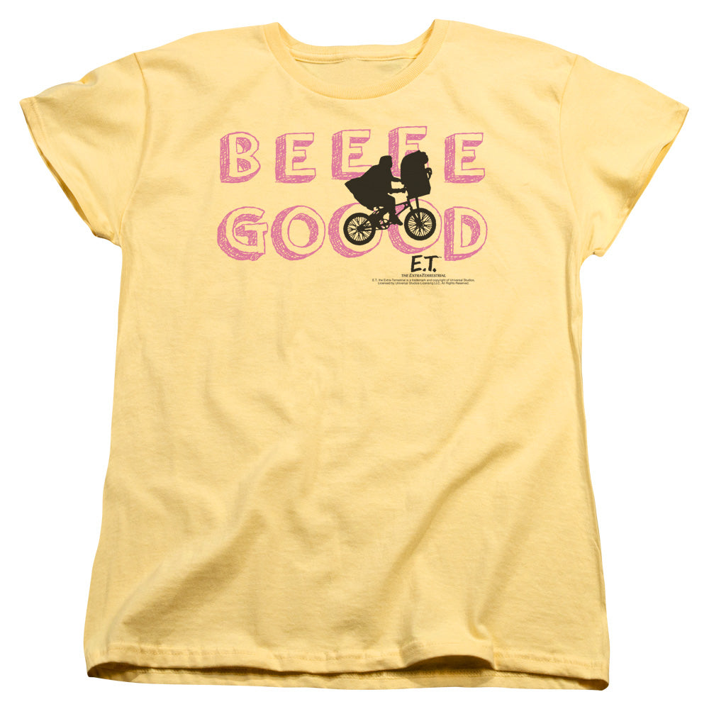AN OFFCIALLY LICENSED ET GOOOD WOMEN'S REGULAR FIT T-SHIRT BANANA