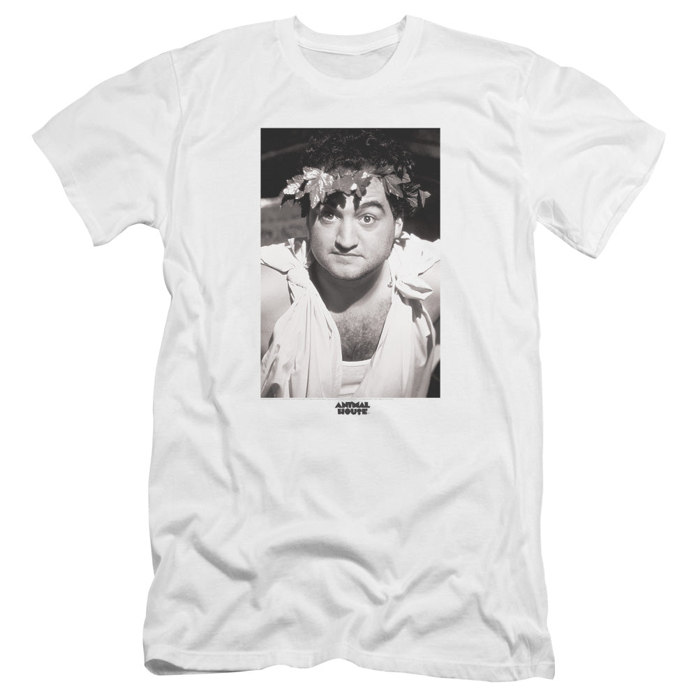 AN OFFCIALLY LICENSED ANIMAL HOUSE THE ANIMAL MEN'S PREMIUM SLIM FIT T-SHIRT WHITE