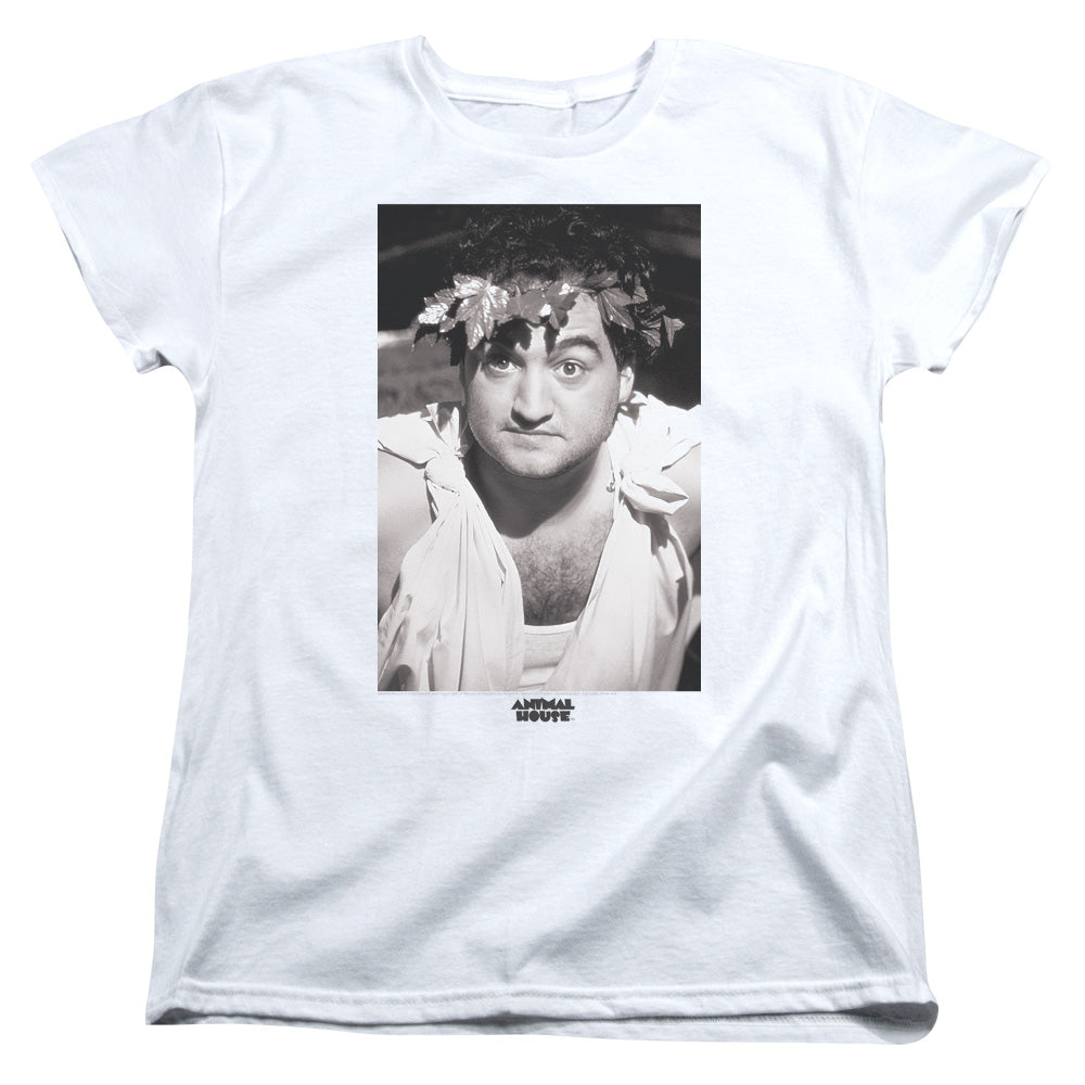 AN OFFCIALLY LICENSED ANIMAL HOUSE THE ANIMAL WOMEN'S REGULAR FIT T-SHIRT WHITE