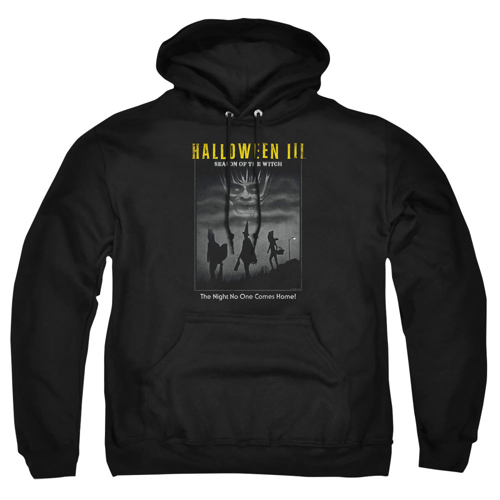 AN OFFCIALLY LICENSED HALLOWEEN III KIDS POSTER ADULT UNISEX PULLOVER HOODIE BLACK