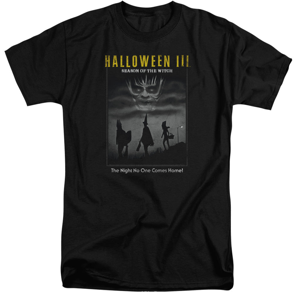 AN OFFCIALLY LICENSED HALLOWEEN III KIDS POSTER MEN'S TALL FIT T-SHIRT BLACK