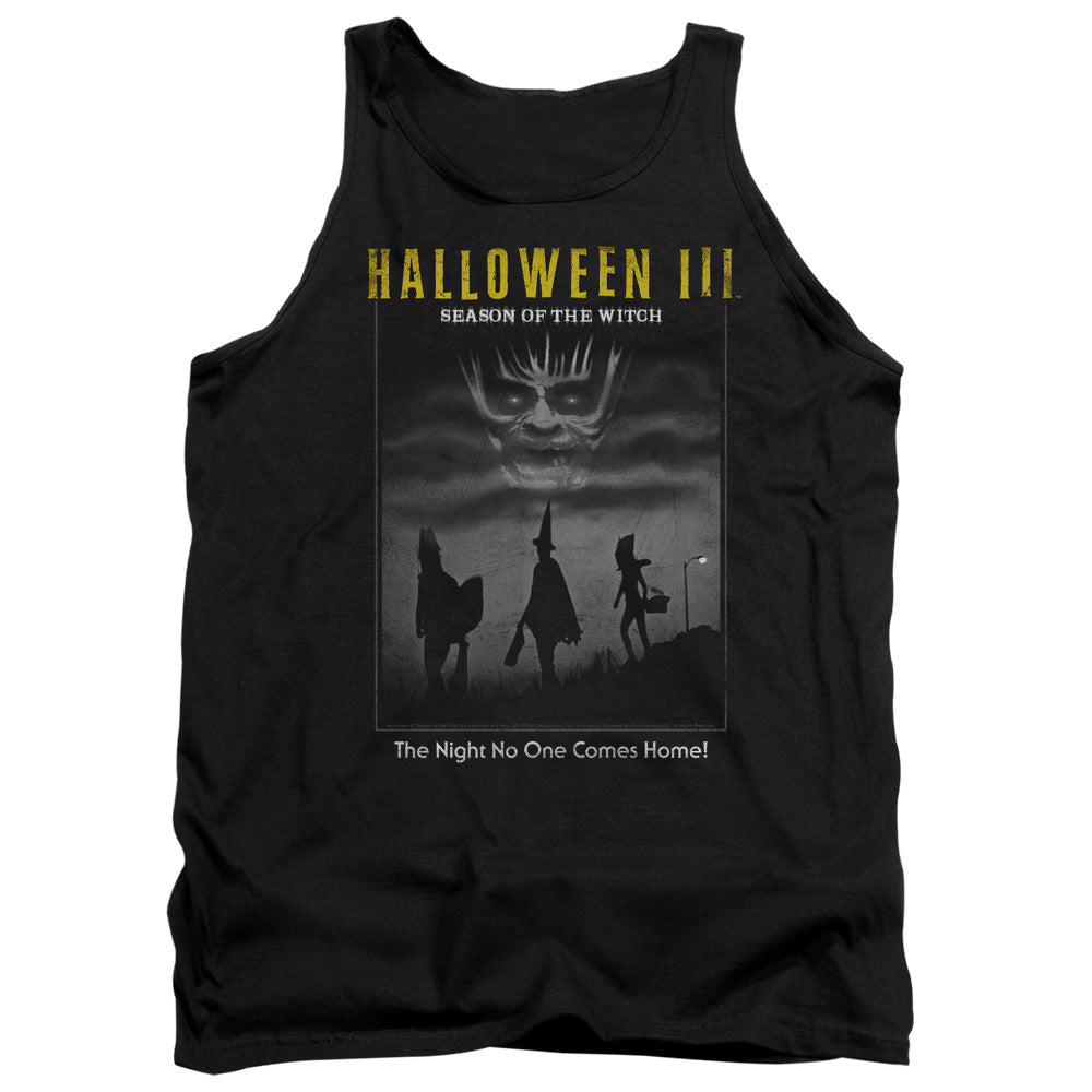 AN OFFCIALLY LICENSED HALLOWEEN III KIDS POSTER ADULT UNISEX TANK TOP BLACK