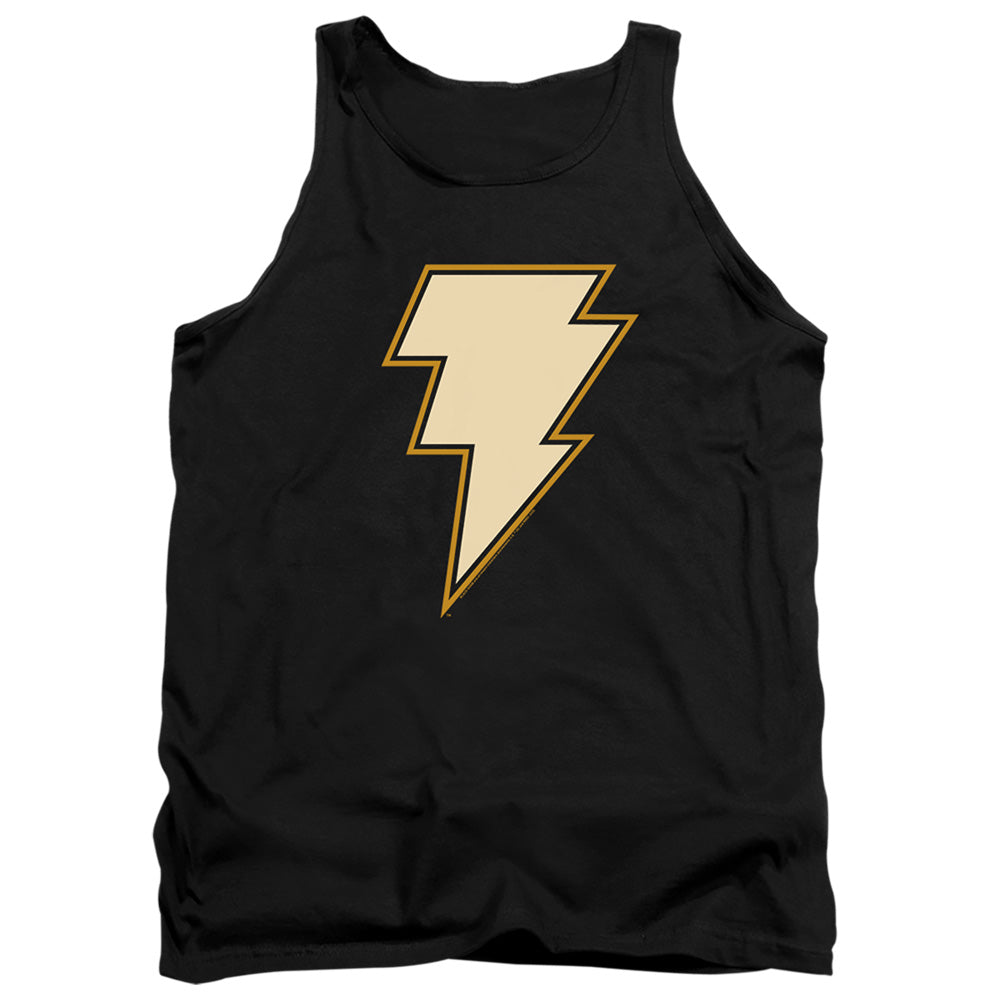 AN OFFCIALLY LICENSED BLACK ADAM BLACK ADAM CHEST EMBLEM ADULT UNISEX TANK TOP BLACK