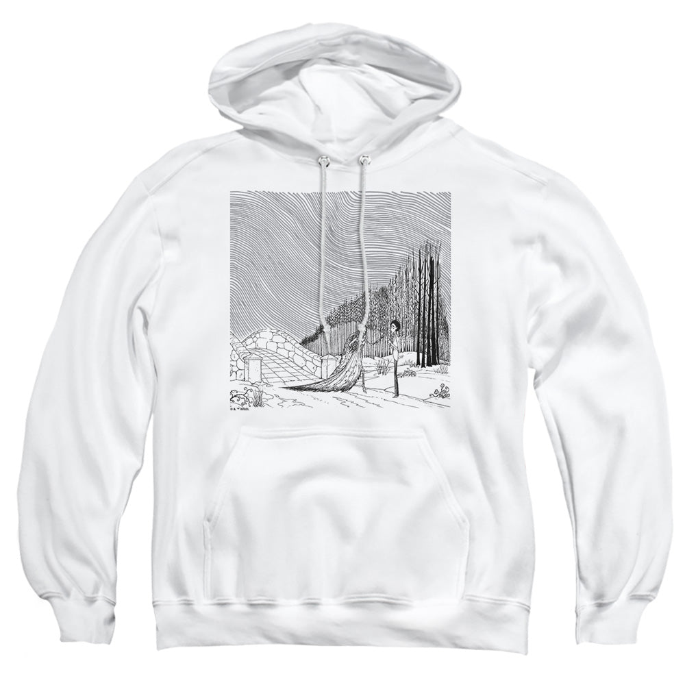 AN OFFCIALLY LICENSED CORPSE BRIDE MY DARLING ADULT UNISEX PULLOVER HOODIE WHITE