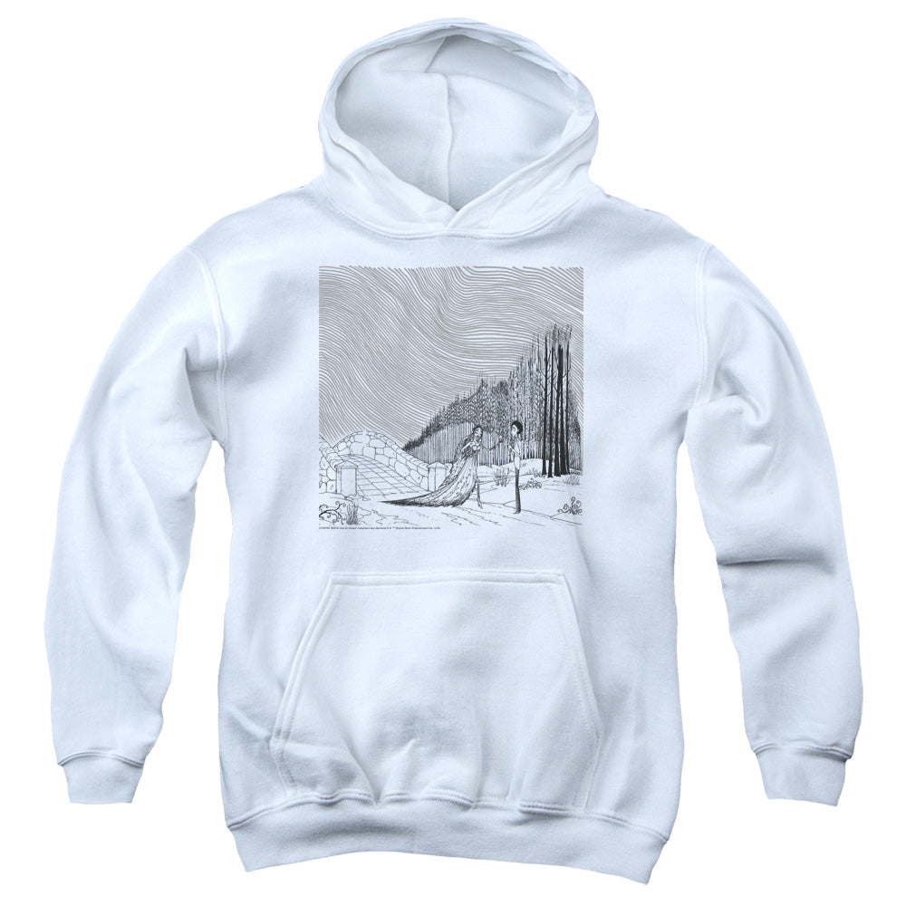 AN OFFCIALLY LICENSED CORPSE BRIDE MY DARLING YOUTH HOODIE WHITE