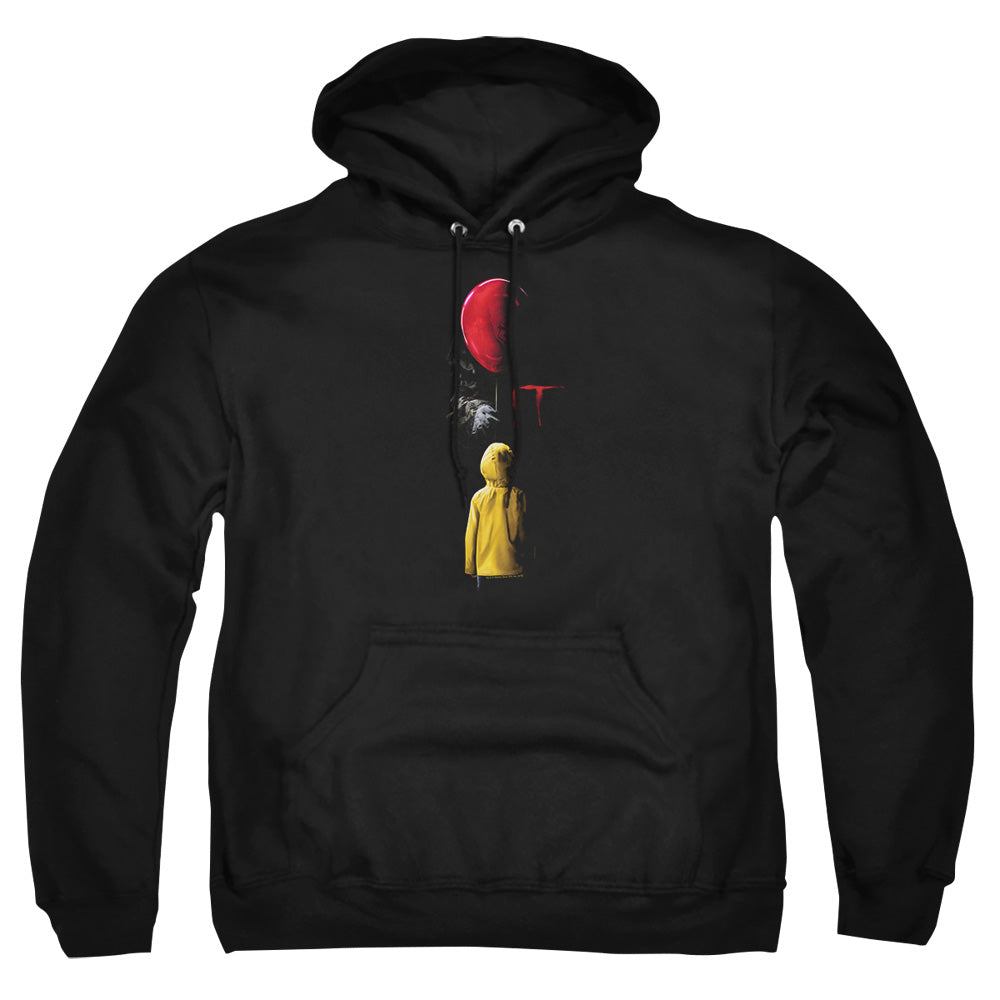 AN OFFCIALLY LICENSED IT 2017 RED BALLOON ADULT UNISEX PULLOVER HOODIE BLACK