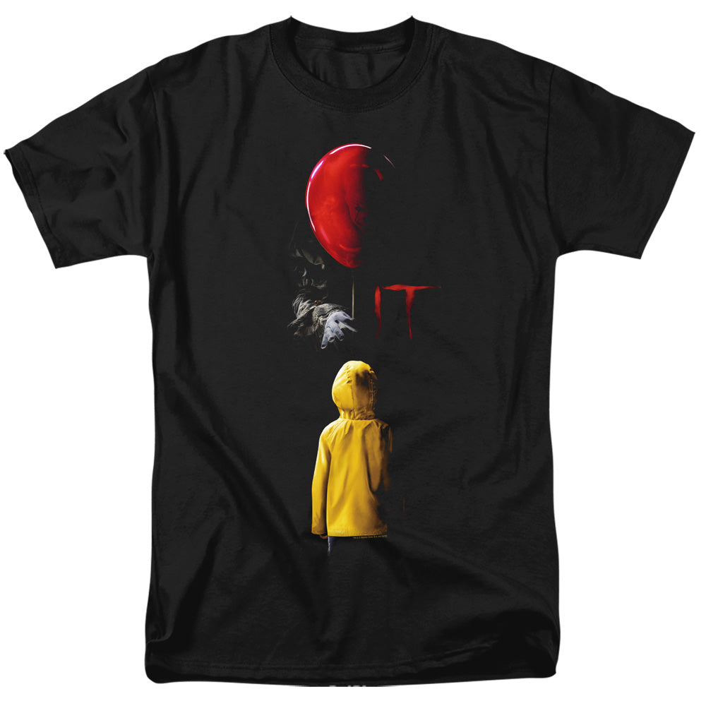 AN OFFCIALLY LICENSED IT 2017 RED BALLOON MEN'S REGULAR FIT T-SHIRT BLACK