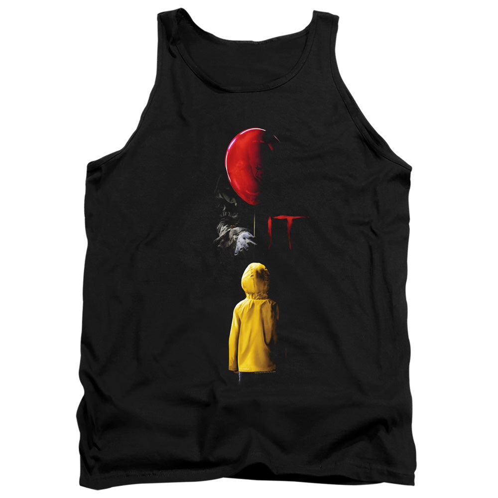 AN OFFCIALLY LICENSED IT 2017 RED BALLOON ADULT UNISEX TANK TOP BLACK