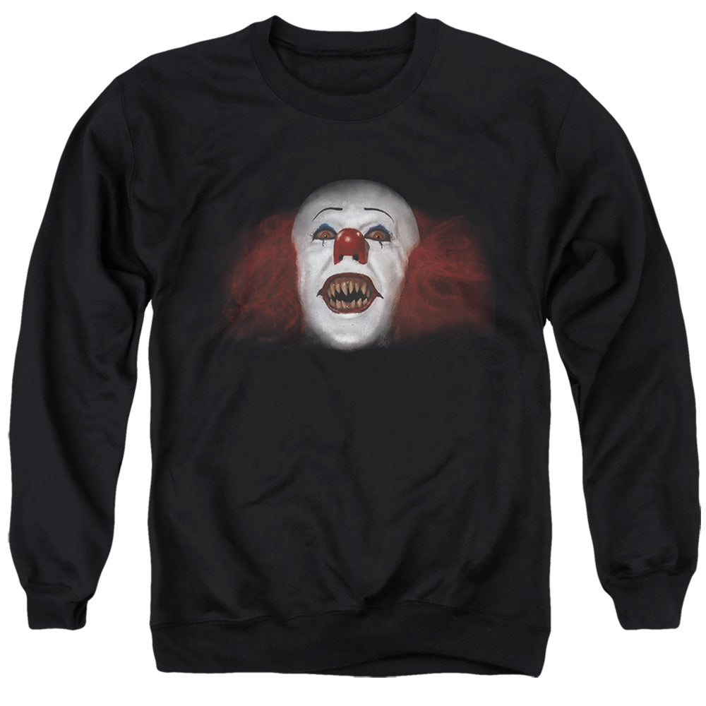 AN OFFCIALLY LICENSED IT 1990 EVERY NIGHTMARE YOUVE EVER ADULT UNISEX CREWNECK SWEATSHIRT BLACK