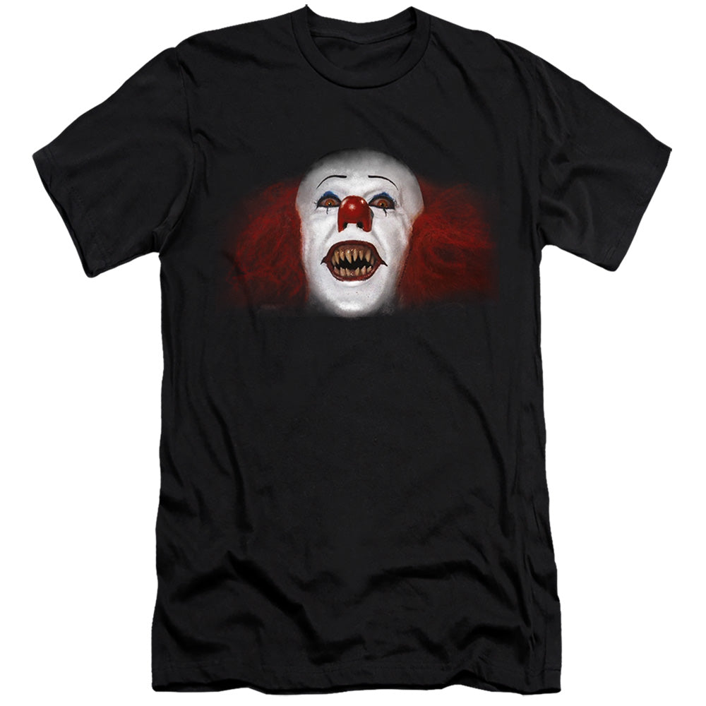 AN OFFCIALLY LICENSED IT 1990 EVERY NIGHTMARE YOUVE EVER MEN'S PREMIUM SLIM FIT T-SHIRT BLACK