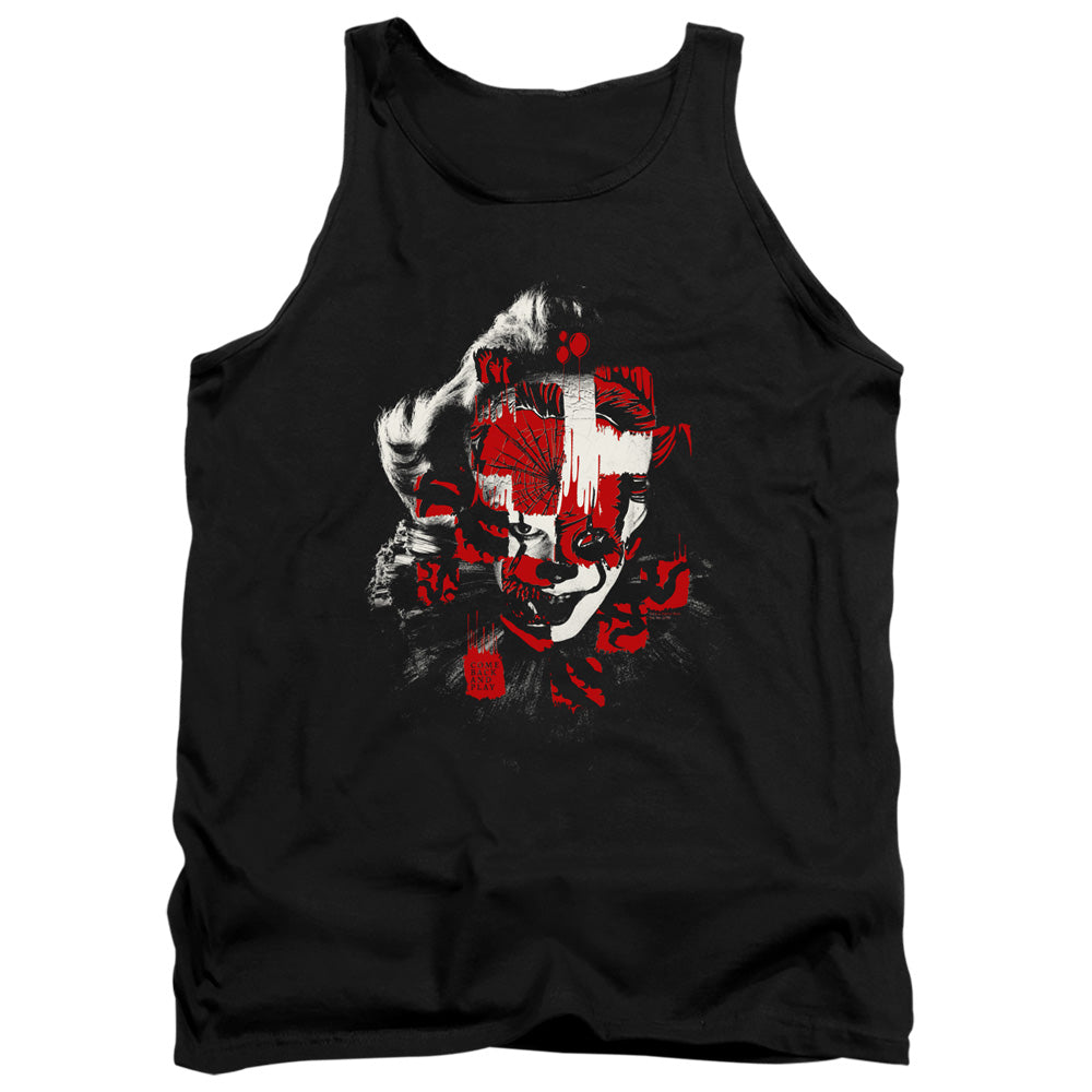 AN OFFCIALLY LICENSED IT 2019 COME BACK ADULT UNISEX TANK TOP BLACK