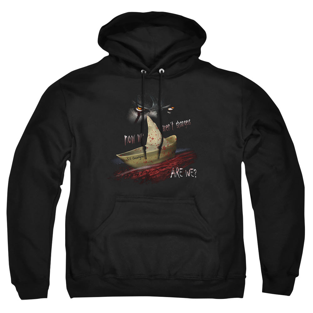 AN OFFCIALLY LICENSED IT 2017 NOW WE ARENT STRANGERS ADULT UNISEX PULLOVER HOODIE BLACK