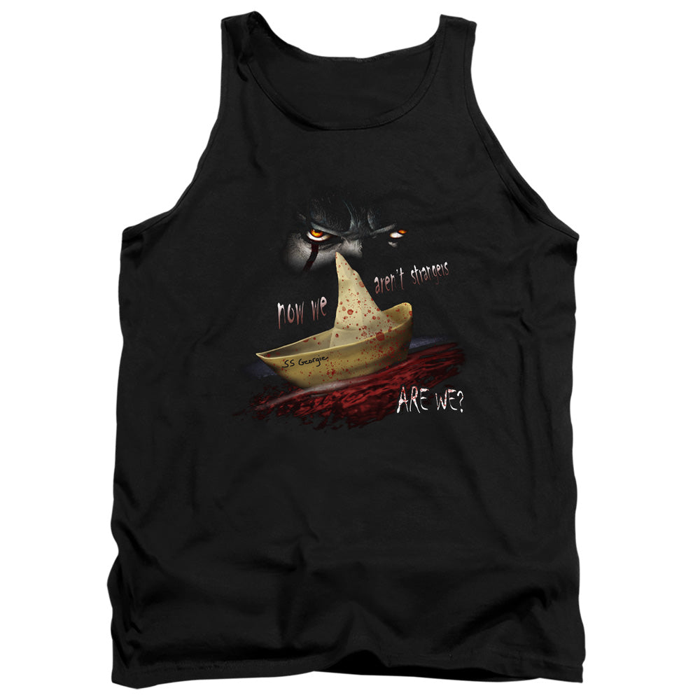 AN OFFCIALLY LICENSED IT 2017 NOW WE ARENT STRANGERS ADULT UNISEX TANK TOP BLACK
