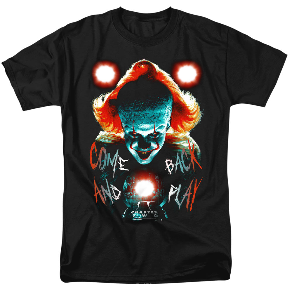 AN OFFCIALLY LICENSED IT 2017 DEAD LIGHTS MEN'S REGULAR FIT T-SHIRT BLACK