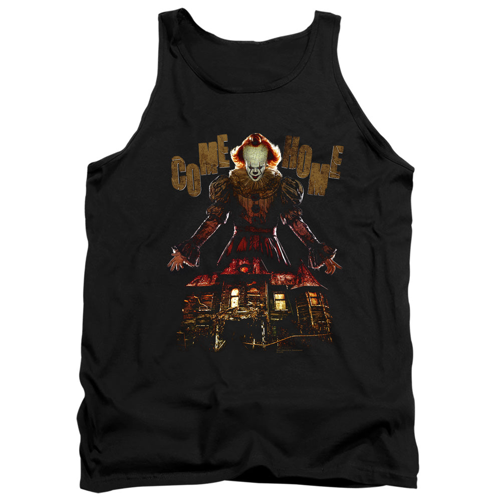 AN OFFCIALLY LICENSED IT 2019 COME HOME ADULT UNISEX TANK TOP BLACK