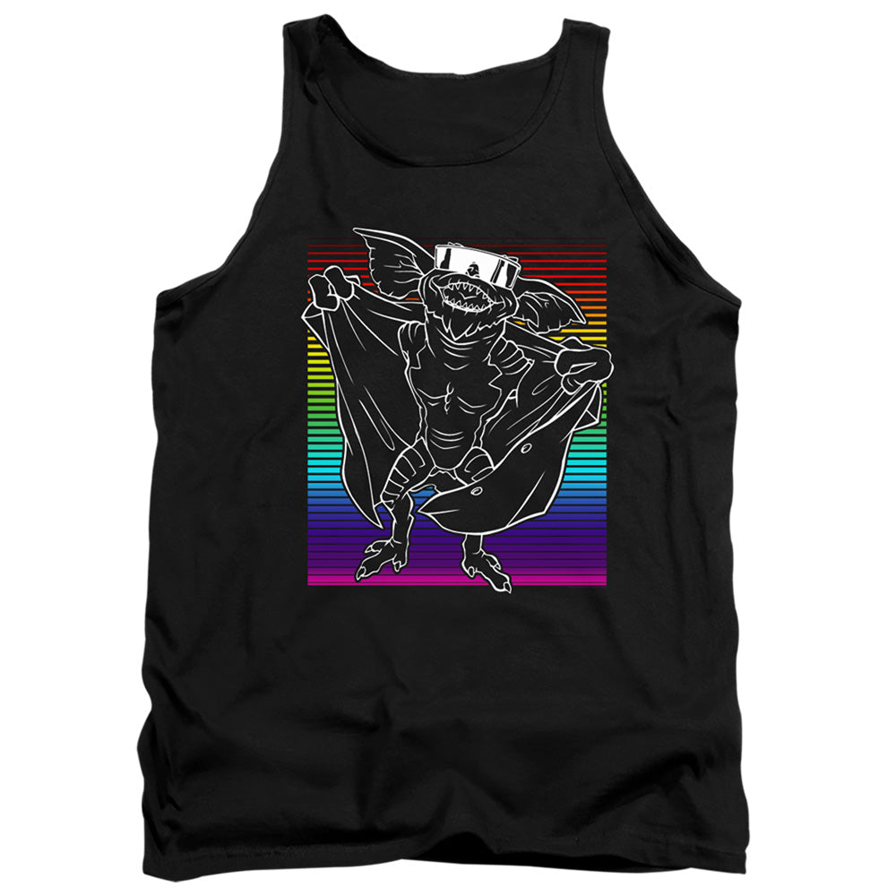 AN OFFCIALLY LICENSED GREMLINS COOL GRADIENT ADULT UNISEX TANK TOP BLACK