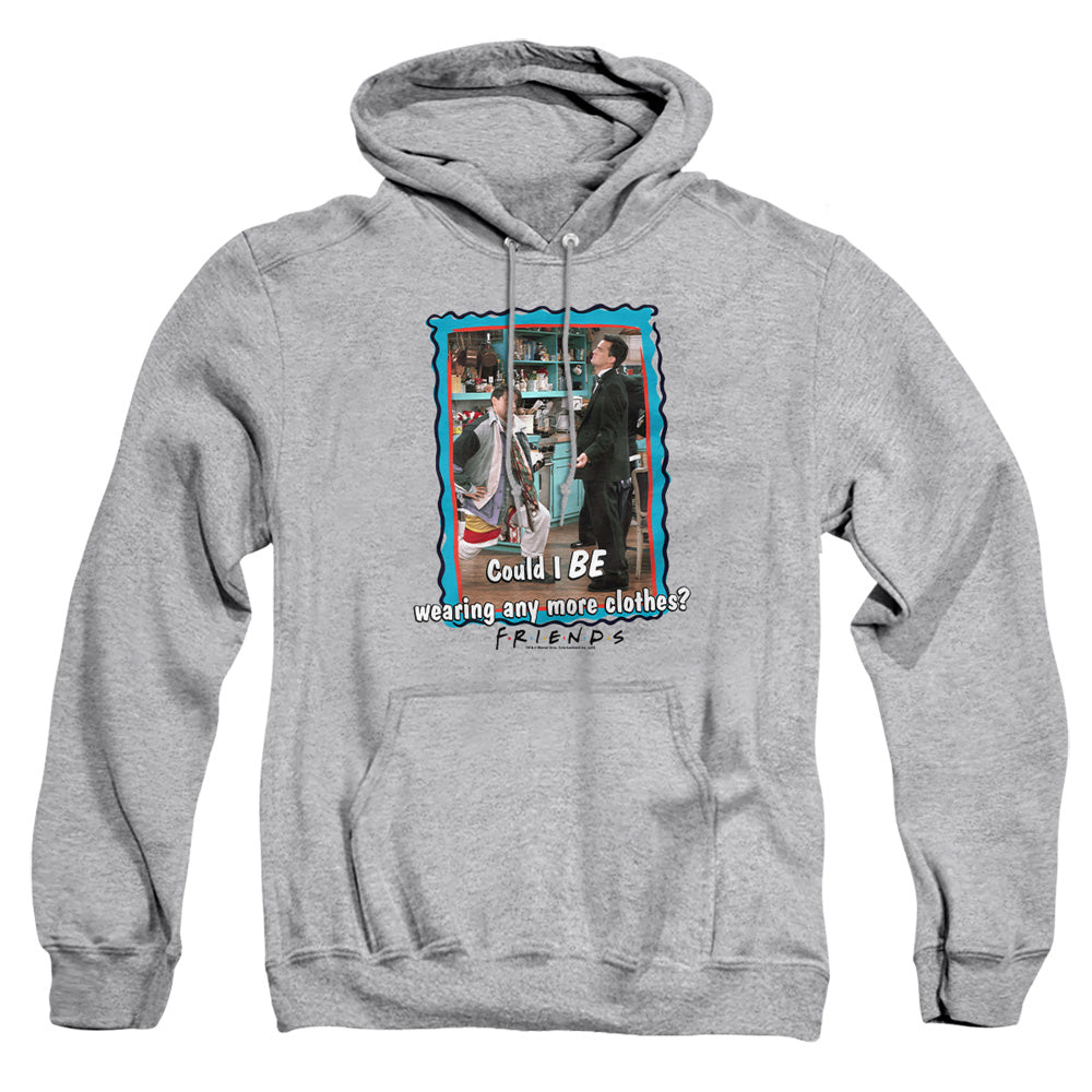 AN OFFCIALLY LICENSED FRIENDS ANY MORE CLOTHES ADULT UNISEX PULLOVER HOODIE ATHLETIC HEATHER