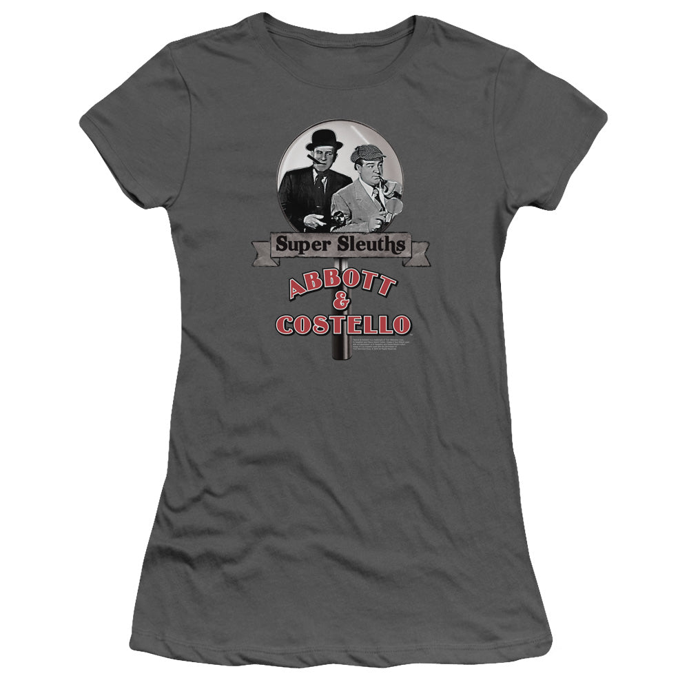 Abbott & Costello Super Sleuths Licensed Women's T-Shirt Juniors SM-2X