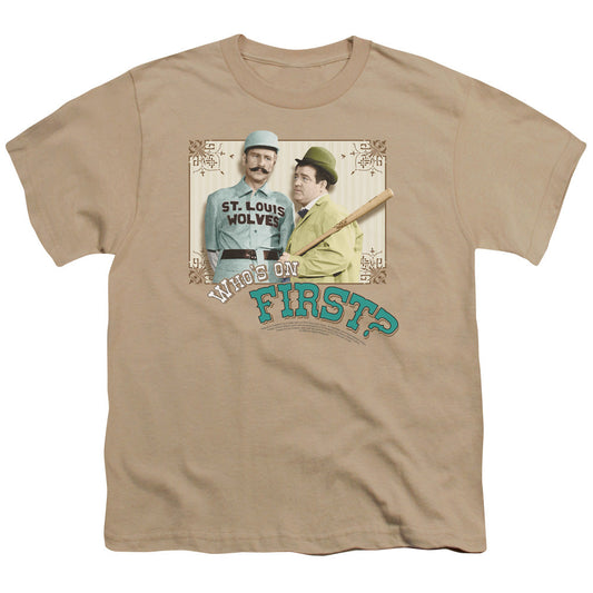 Abbott & Costello Whos On First Licensed Kid's T-Shirt (Ages 4-7) XL