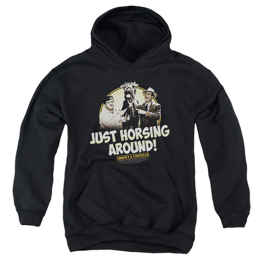 Abbott & Costello Horsing Around Licensed Youth Hoodie (Ages 8-12) SM-XL