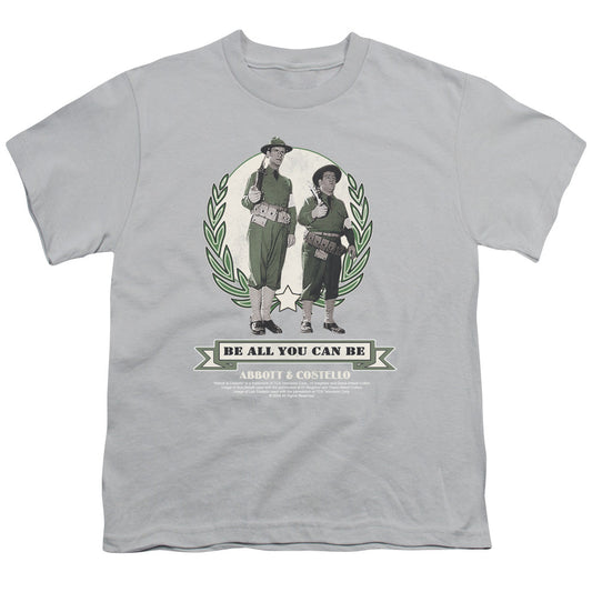 Abbott & Costello Be All You Can Be Licensed Kid's T-Shirt (Ages 4-7) XL
