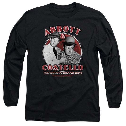 Abbott & Costello Bad Boy Licensed Adult Unisex Long Sleeve T-Shirt SM-3X
