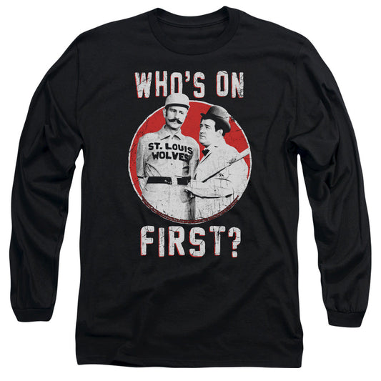 Abbott & Costello First Licensed Adult Unisex Long Sleeve T-Shirt SM-3X