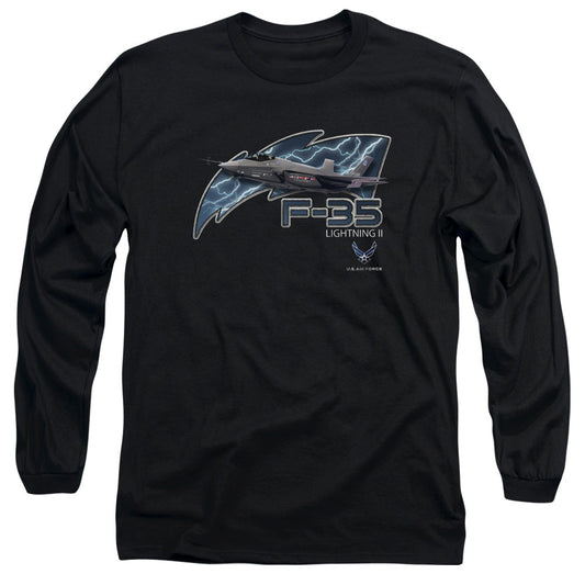 Air Force F35 Licensed Adult Unisex Long Sleeve T-Shirt XL