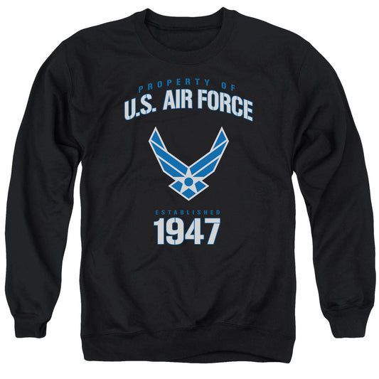 Air Force Property Of Licensed Adult Unisex Crewneck Sweatshirt SM-3X